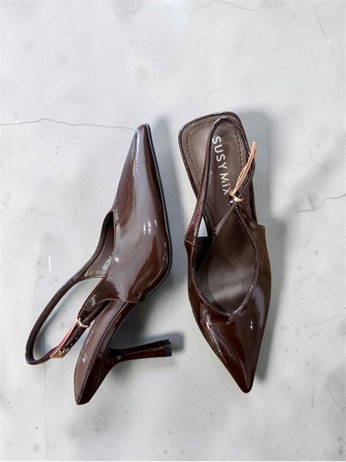 Slingback vernice SUSY MIX | S100CIOCCOLATO